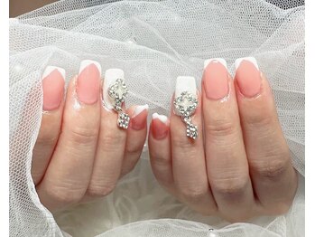 ジェー エス シー ネイル(J.S.C.nail)/フレンチネイル/ピンク/上品