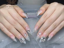 ウメネイルスタジオ(UME NAIL STUDIO)/* 長 さだしやり放題×つけ放題