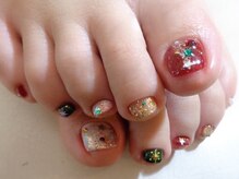 アミュリー ネイル アトリエ(Amury nail atelier)/クリスマス★ノルディック★