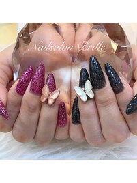 蝶々ネイル