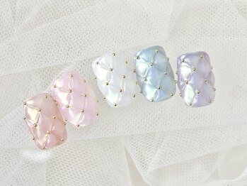 テンプテーション ネイル スタジオ(Temptation nail studio)/追加アート キルティングネイル