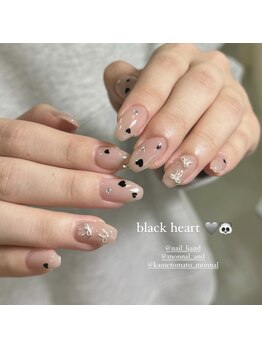 リアンド(Li&)/シンプルベージュネイル