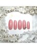 【フィルインオフ込】400色以上♪単色・グラデ10本色変えOK+選べるスワロ10粒