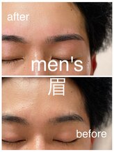 ケリー(KELLY)/メンズ眉/眉Wax/アーチ