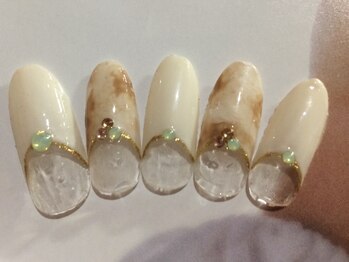 ネイルサロン リリオ(Nail Salon Ririo)/大人タイダイ柄ネイル