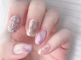 もやもやニュアンスネイル￥8800