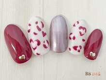 ビービーネイル 所沢店(BB)/ハートレオパードネイル