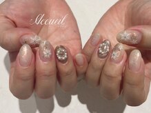アクイユ 銀座店(ACCUEIL)/大人クリスマスネイル☆
