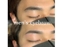骨格に合わせたオーダーメイドデザイン/メンズアイブロウ/あべの