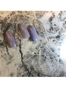 グラマラス アンジェアイ 荻窪店(glamourous ange eye)/オーロラパウダーネイル