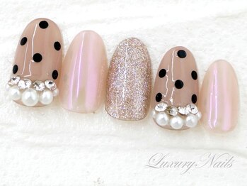 ラグジュアリーネイルズ カワグチ(Luxury Nails Kawaguchi)/ビジューネイル*