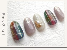 プレンティー 北千住西口店(plenty)/チェックネイル