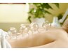  吸い玉カップを使用し、お身体すっきり♪肩こり、腰痛、デトックス効果◎