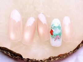 クリスマスネイル¥6980