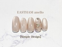 イーストハムアネーロネイル(EAST HAM anello nail)/定額シンプルデザイン