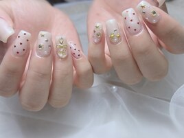 冬のクリスマスネイル