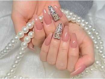 ナナアンドコー(Nana&Co.)/ツイードネイル、冬ネイル