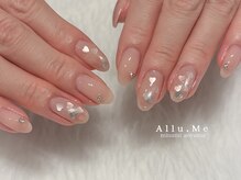 アリューミー 南青山店(Allu.Me)/ハートホロネイル(staff:mai)