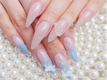 フラッシュネイル フレンテ西宮店の写真/ラメグラ¥3490★ワンカラ-,カラグラ¥3790★シンプル¥4290★除去付デザイン定額¥5290/[フット]シンプル¥4980