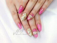 ネイルサロン ビューティーマジック 川口店/ キラキラストーンネイル