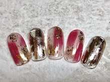 ネイルサロン ウノ 湘南平塚(UNO)/塗りかけホイル