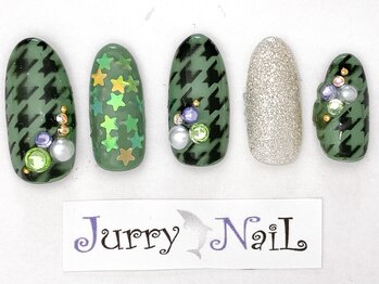 ジュリーネイル 所沢店/エアブラシツィードネイル