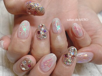 サロン ド メルシー(Salon de MERCI)/氷ネイル5本コース選択☆