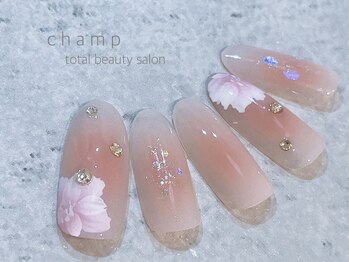 チャンプ 花園店(Champ)/《春デザイン》チークネイル