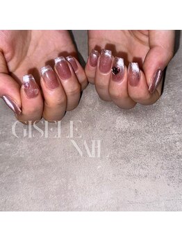 ジゼルネイル(Gisele Nail)/ピンクマグネットフレンチ