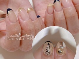 ミラーフレンチネイル