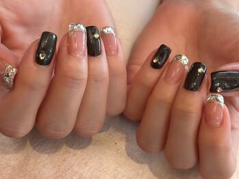 エムスラッシュ ネイル センター北店(M.SLASH)/ガラスフレンチ