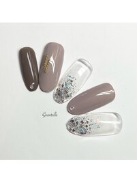 ラメグラデーションネイル