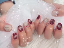 QBネイル 多摩センター店(QB Nail)/Valentine design &nbsp;¥7,000