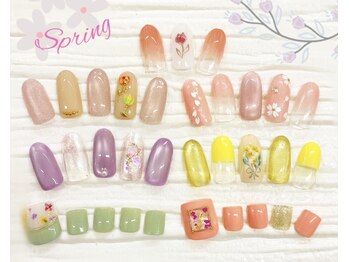 ネイルサロン きらら 藤沢本店/春ネイルデザイン