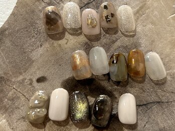 アトリエイチマルサン(アトリエ103)の写真/【定額ニュアンスシンプルコース¥6500】パラジェルで薄爪解決◎追加料金なし！高技術と＆丁寧なケアを徹底