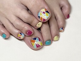 カラフル幾何学デザイン♪