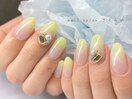推し活ネイルを推しカラーで♪