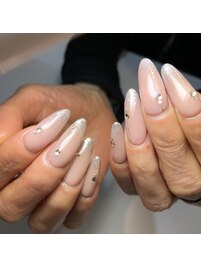 ヌードカラー＋グラデーション