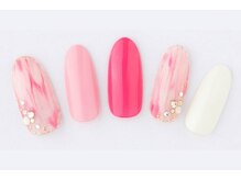 エムスラッシュ ネイル たまプラーザ(M.SLASH)/マーブルアートネイル