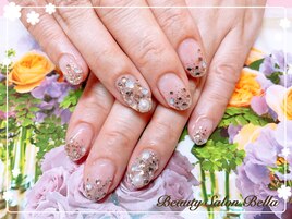 キラキラデザインネイル