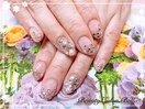 キラキラデザインネイル