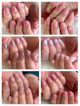 ピンクシュガーネイル(pink sugar nail)/♪ちゅるんネイル♪