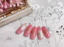 ネイルサロン&スクール ジーナ(GINA)/春色フラワーネイル