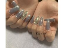 ラズネイル(RUZ'S NAIL)/【秋本】マグネットネイル(水色)