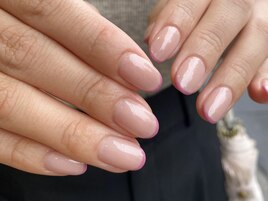 シンプルフレンチネイル