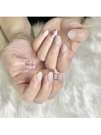 チェックネイル