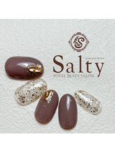 ネイルアンドアイラッシュサロン ソルティ 寺田町(salty)/秋ネイル