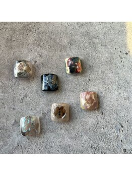 アズ(A/S)/定額フットネイルデザイン2025