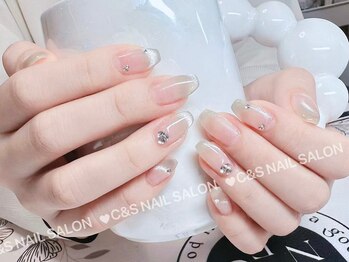 シーアンドエス(C&S)の写真/【新規オフ無料】マグネット/ラメ/フラッシュ+韓国&ワンホン小パーツ10個までつけ放題で華やか♪[恵比寿]