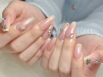 ノア ネイル(Noa Nail)の写真/韓国っぽ×ワンホンで抜け感×透明感◎女の子の“可愛い”を叶えるサロン★
